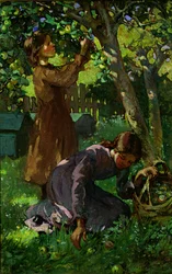 Picking Apples, c.1920
